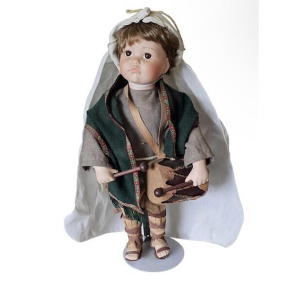 Ashton-Drake Galleries Porcelain Drummer Boy Doll with Box